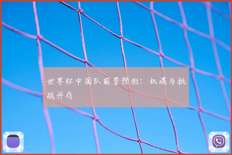 世界杯中国队前景预测:机遇与挑战并存